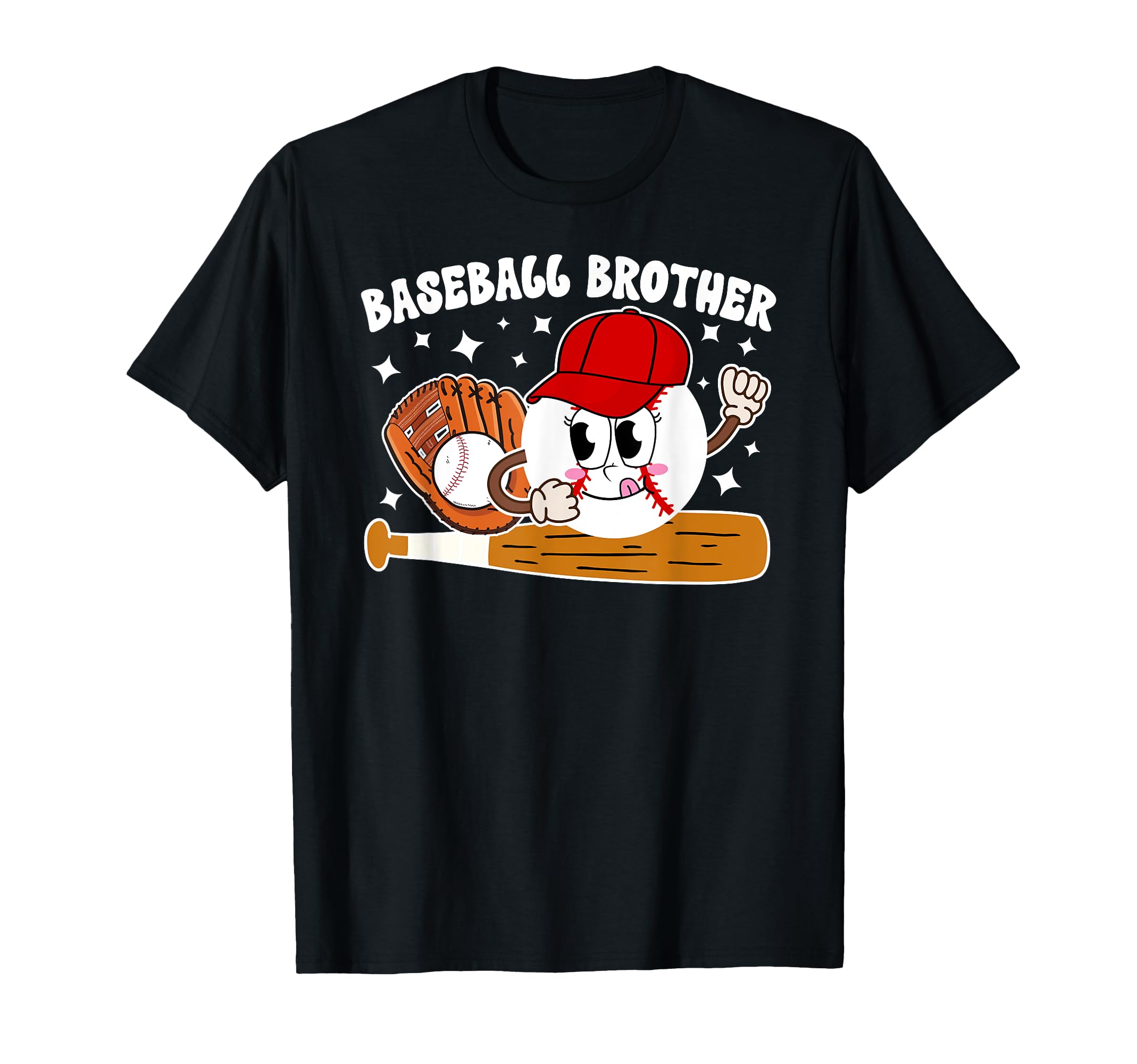 Baseball Brother Baseball Players T-Shirt - Graphic Print Men Women - T-Shirt, Sweatshirt, Hoodie
