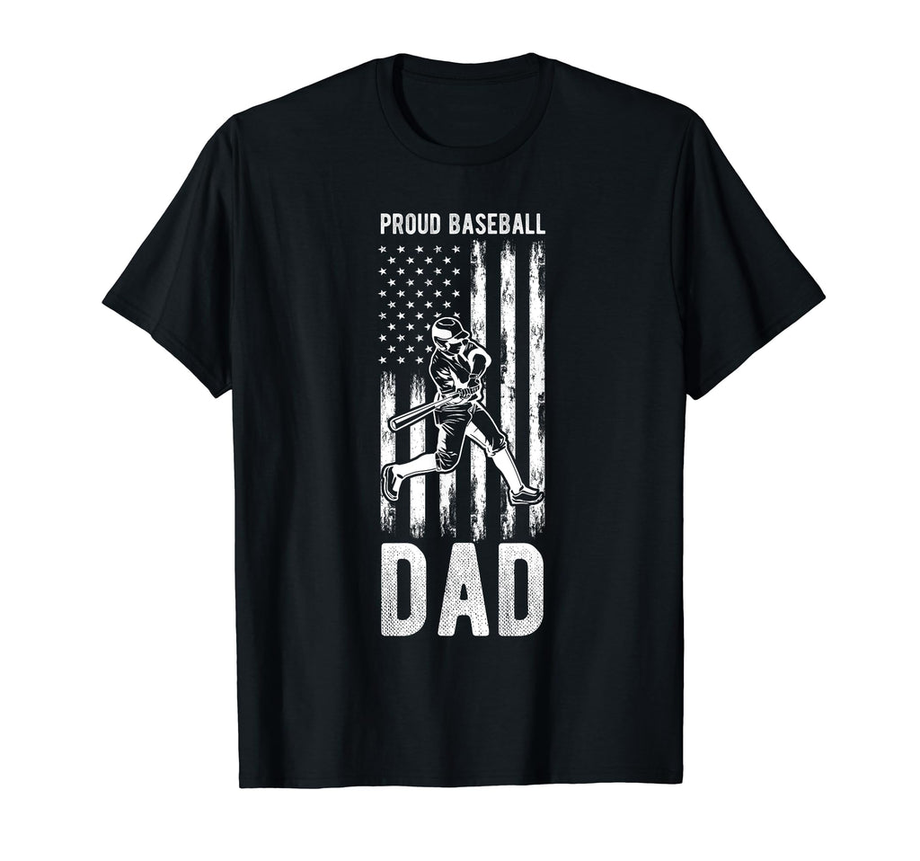 Proud Baseball Dad Family Team Coach T-Shirt - Graphic Print Unisex - T-Shirt, Sweatshirt, Hoodie
