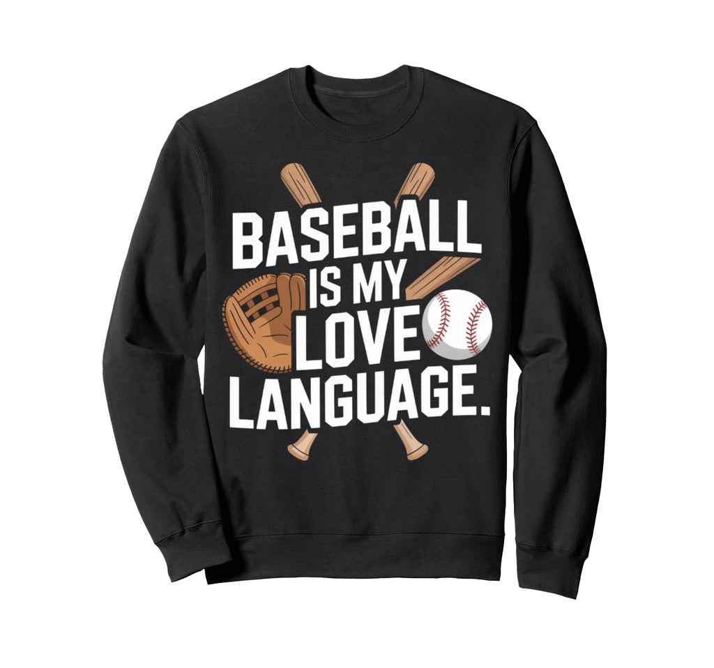 Softball Baseball Sports Sweatshirt - Unique Graphic Men Women - T-Shirt, Sweatshirt, Hoodie