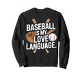 Softball Baseball Sports Sweatshirt - Unique Graphic Men Women - T-Shirt, Sweatshirt, Hoodie