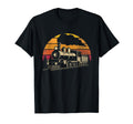 Steam Train Silhouette Sunset 80S T-Shirt - Casual Everyday Wear for Adults - T-Shirt, Sweatshirt, Hoodie