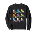 Roller Skates Shoes Roller Sweatshirt - Aesthetic Graphic for Adults - T-Shirt, Sweatshirt, Hoodie