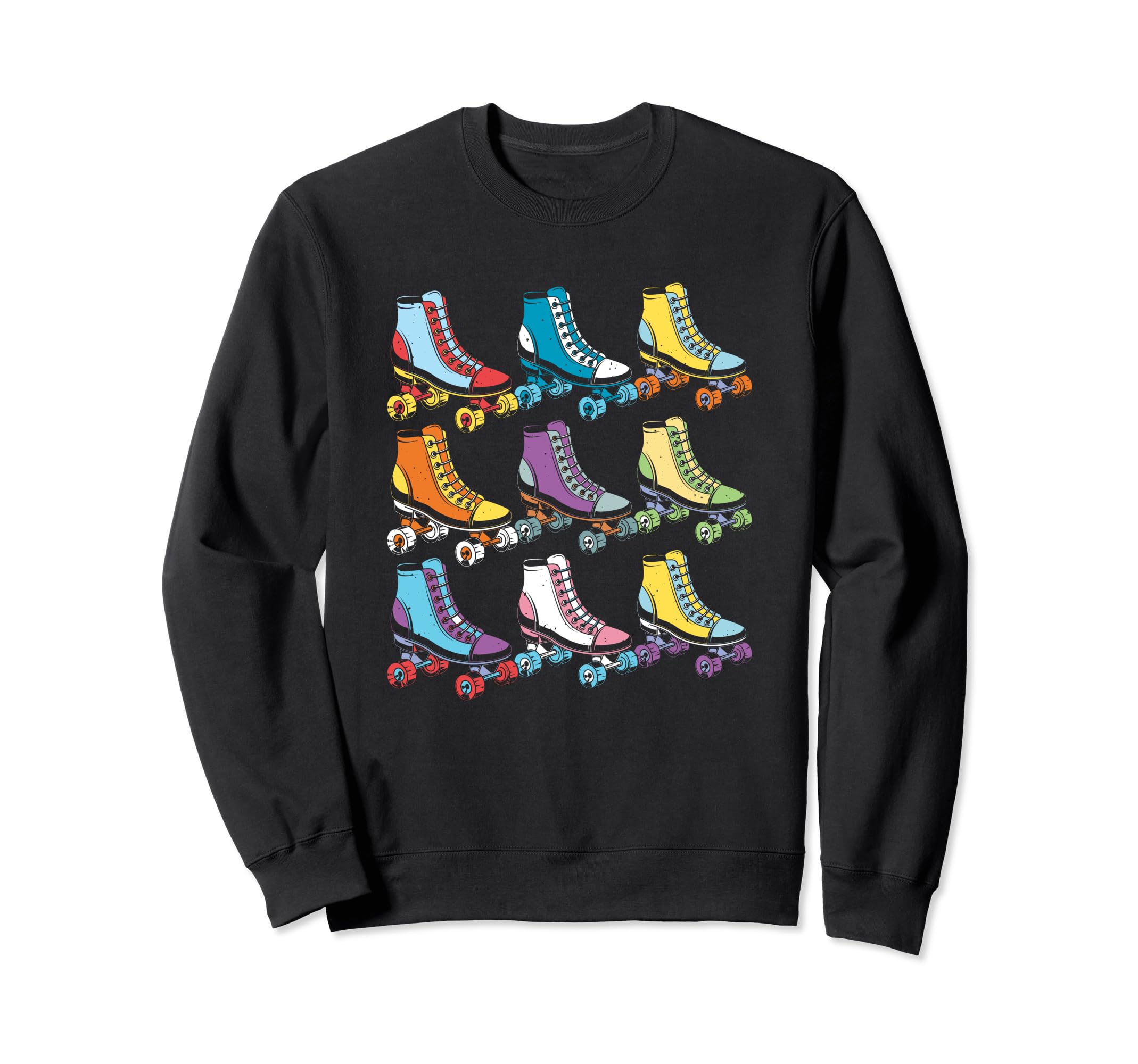 Roller Skates Shoes Roller Sweatshirt - Aesthetic Graphic for Adults - T-Shirt, Sweatshirt, Hoodie