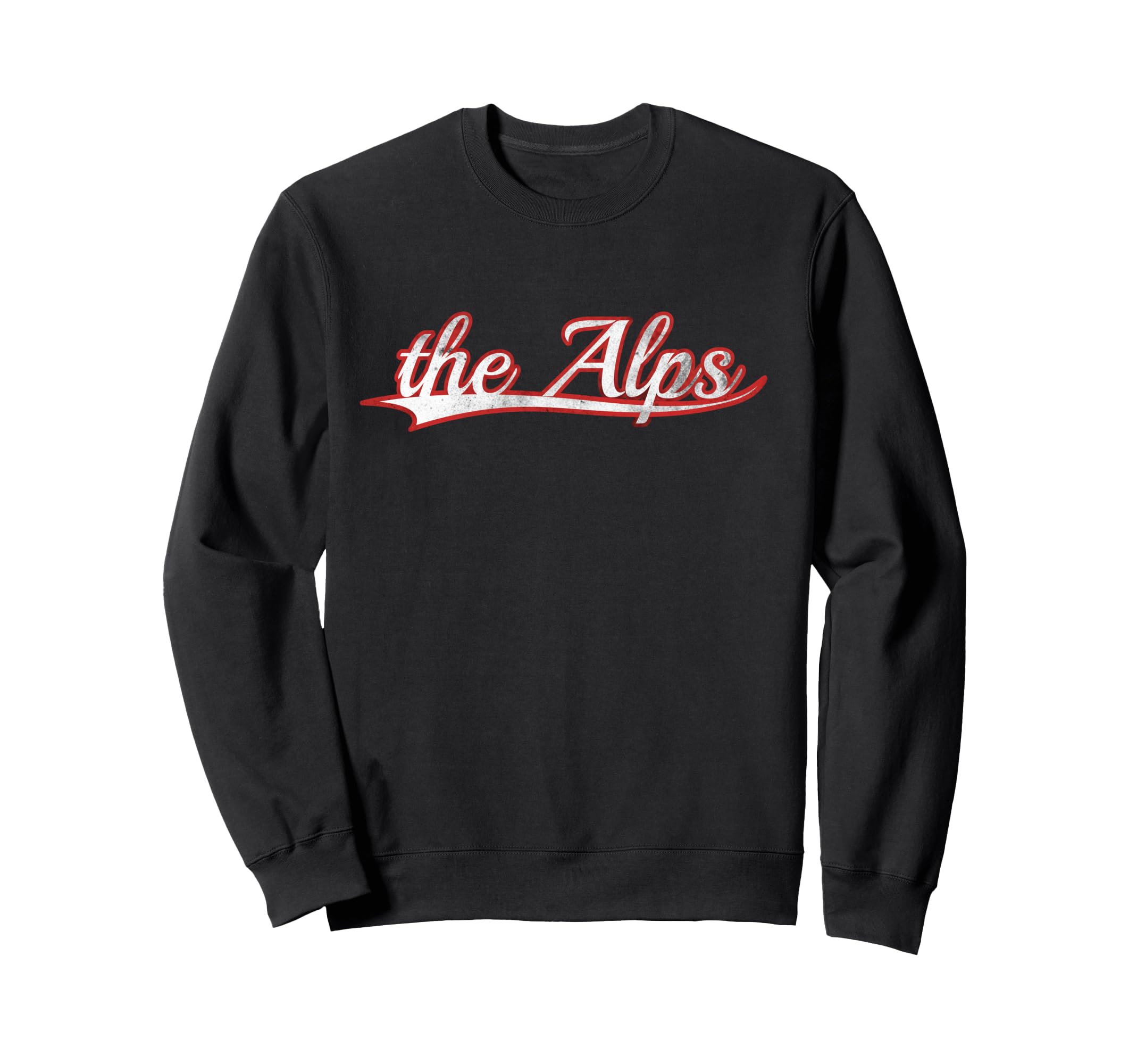 Alps Mountains Europe Varsity Sweatshirt - Graphic Print Men Women - T-Shirt, Sweatshirt, Hoodie