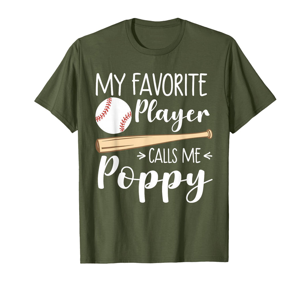 Baseball Poppy My Favorite Player Calls T-Shirt - Aesthetic Graphic Unisex - T-Shirt, Sweatshirt, Hoodie
