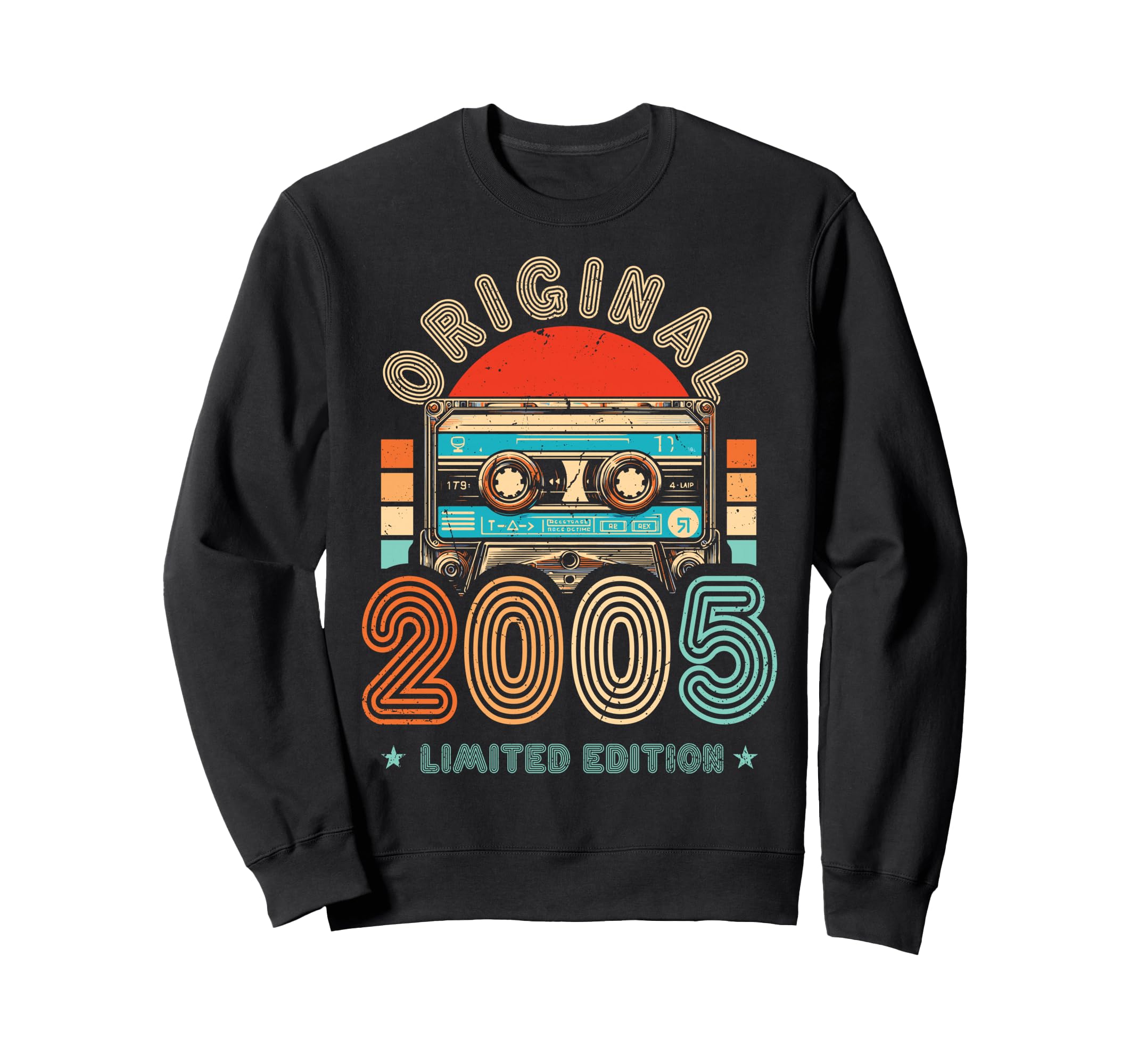 2005 Cassette Tape 21St Birthday Sweatshirt - Fun Novelty Design Men Women - T-Shirt, Sweatshirt, Hoodie