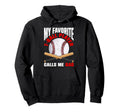 My Favorite T Ball Player Calls Me Dad Hoodie - Graphic Print Men Women - T-Shirt, Sweatshirt, Hoodie