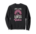 Just Who Loves Guitars Bohemian Sweatshirt - Unique Graphic Men Women - T-Shirt, Sweatshirt, Hoodie