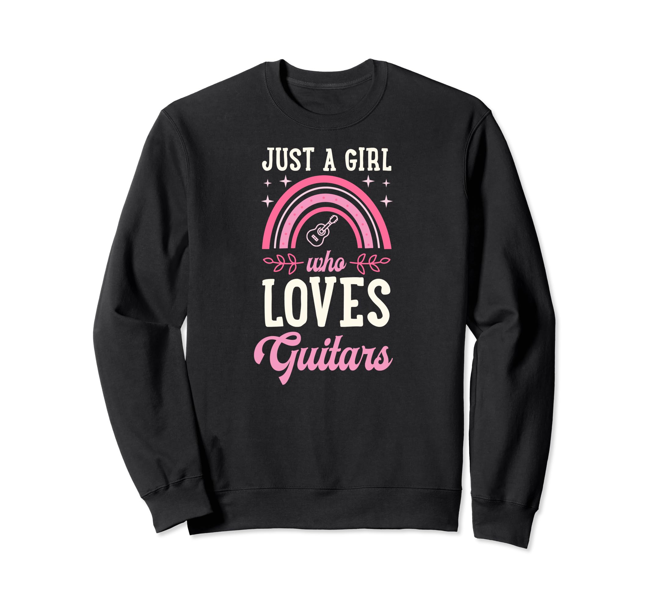 Just Who Loves Guitars Bohemian Sweatshirt - Unique Graphic Men Women - T-Shirt, Sweatshirt, Hoodie