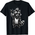 Trash Metal Heavy Raccoon - Adult & Kids T-Shirts, Sweatshirts & Hoodies apparel design preview 1
