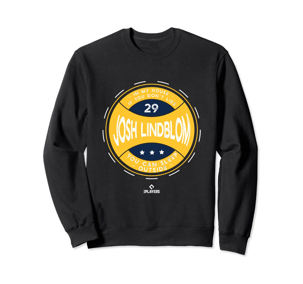 My House Josh Lindblom Mlbpa Funny Sweatshirt - Minimalist Print Men Women - T-Shirt, Sweatshirt, Hoodie