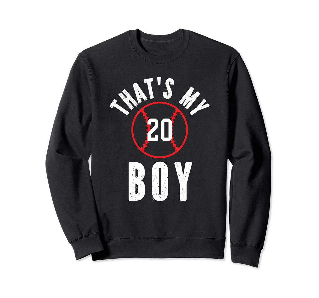 Thats My Jersey Number 20 Baseball Mom Sweatshirt - Trendy Graphic Unisex - T-Shirt, Sweatshirt, Hoodie