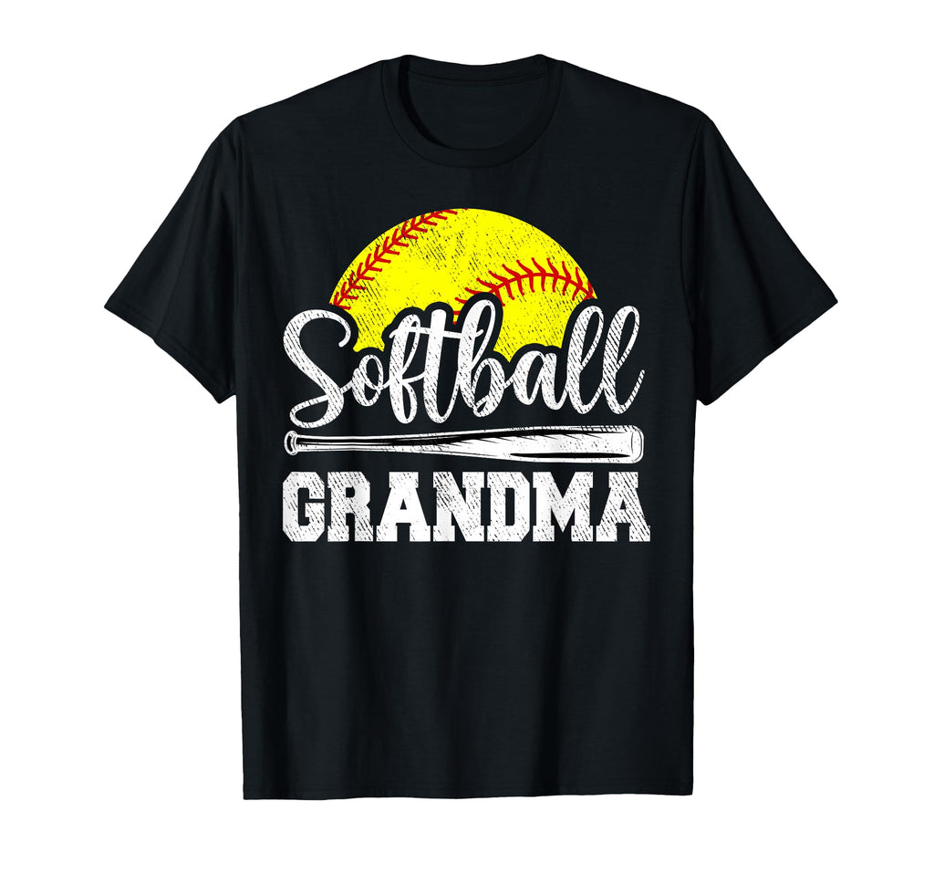 Softball Grandma Softball Player Game T-Shirt - Minimalist Print Men Women - T-Shirt, Sweatshirt, Hoodie