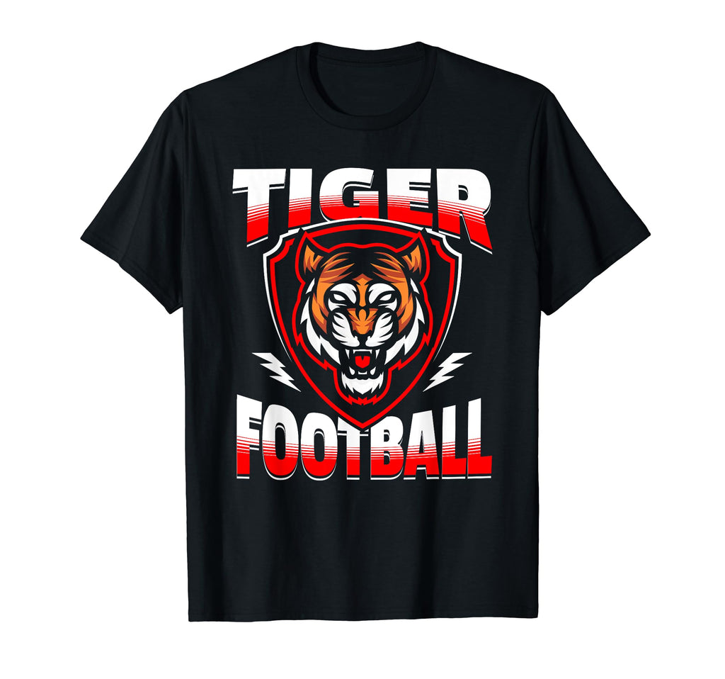 Tiger Football Day Mom Dad Tigers Game T-Shirt - Unique Graphic Unisex - T-Shirt, Sweatshirt, Hoodie