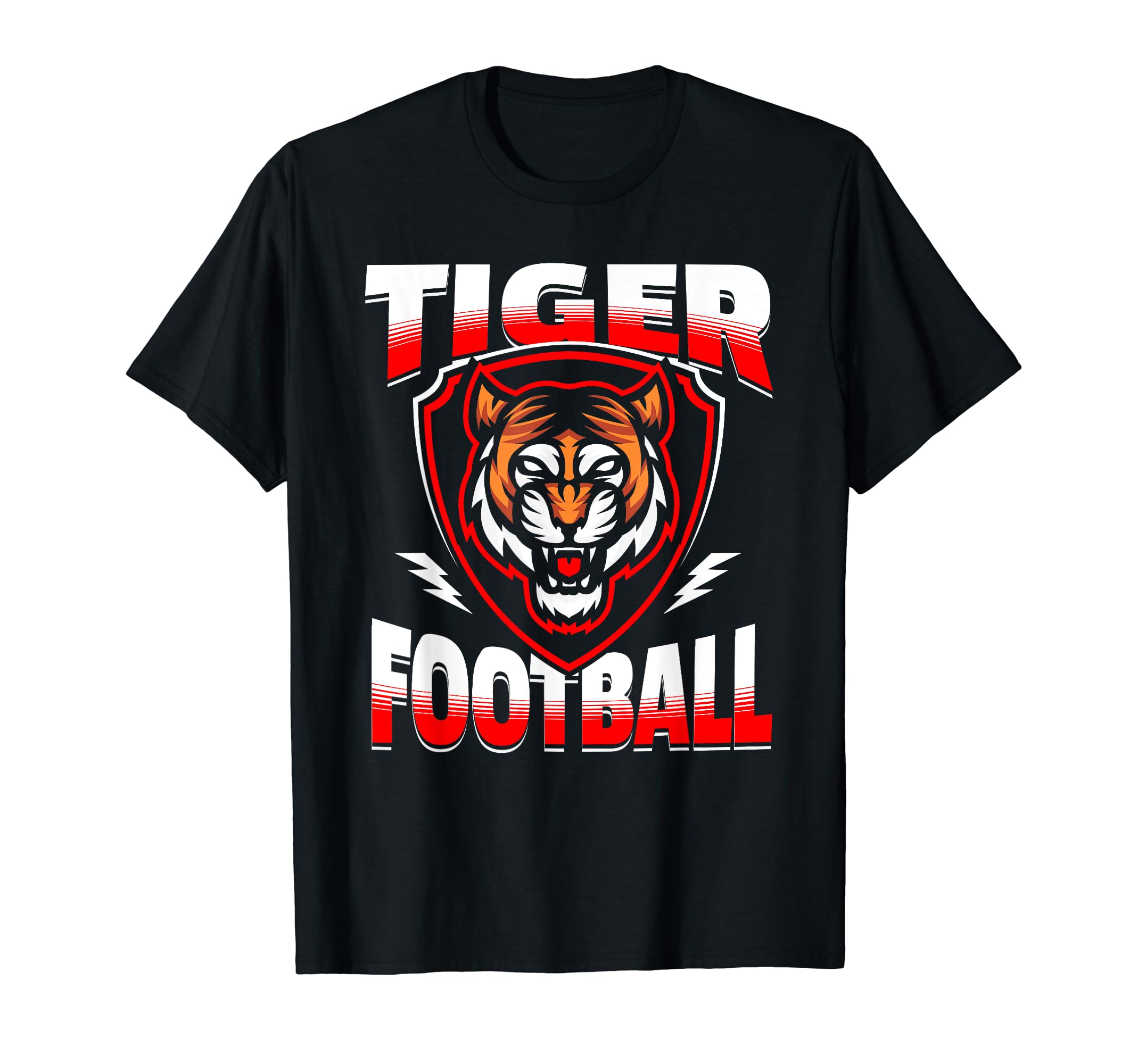 Tiger Football Day Mom Dad Tigers Game T-Shirt - Unique Graphic Unisex - T-Shirt, Sweatshirt, Hoodie