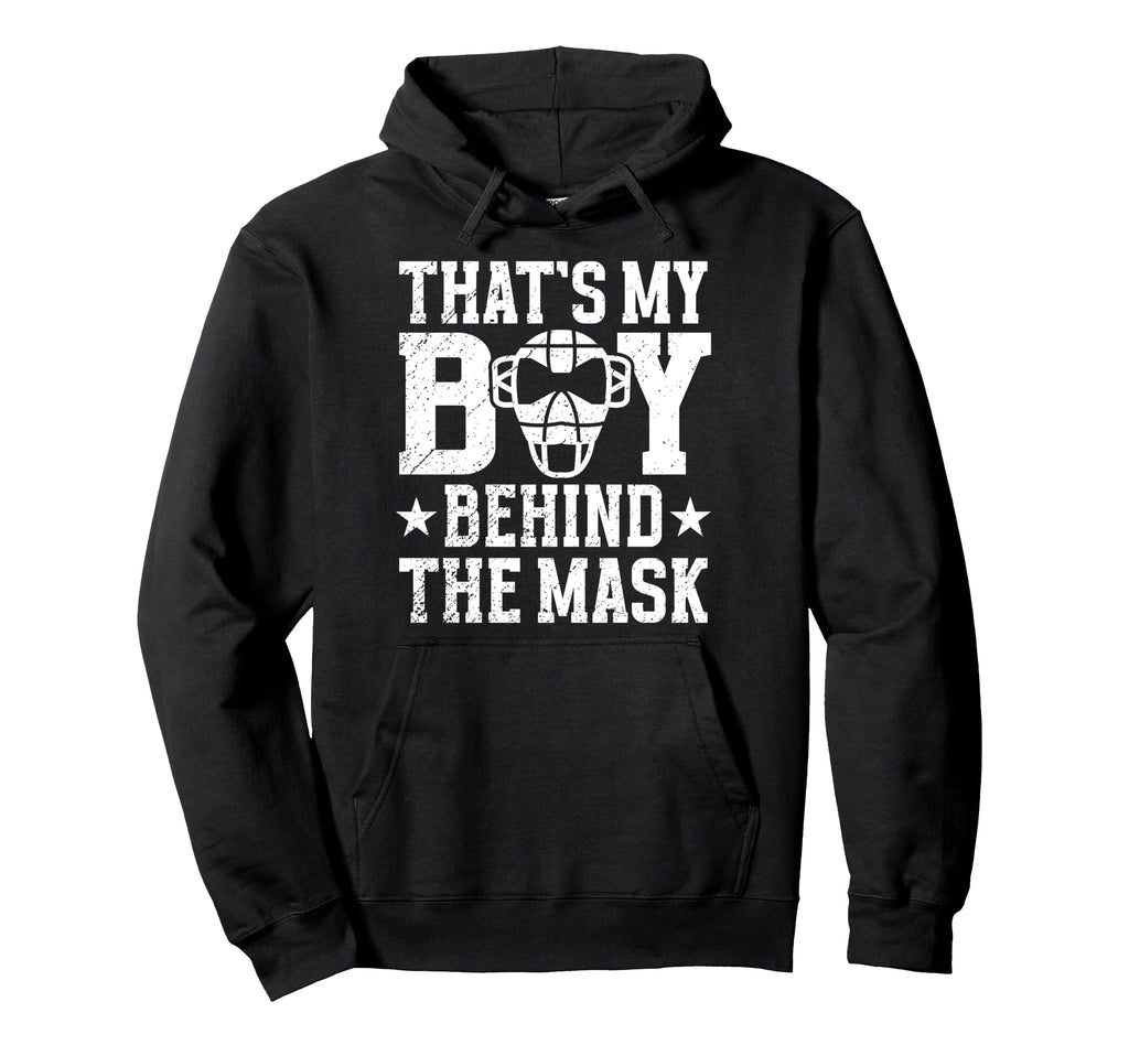 Thats My Baseball Catcher Mom Hoodie - Fun Novelty Design for Adults - T-Shirt, Sweatshirt, Hoodie