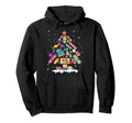 80S Tree Merry Music Cassette Tapes Hoodie - Casual Everyday Wear Men Women - T-Shirt, Sweatshirt, Hoodie