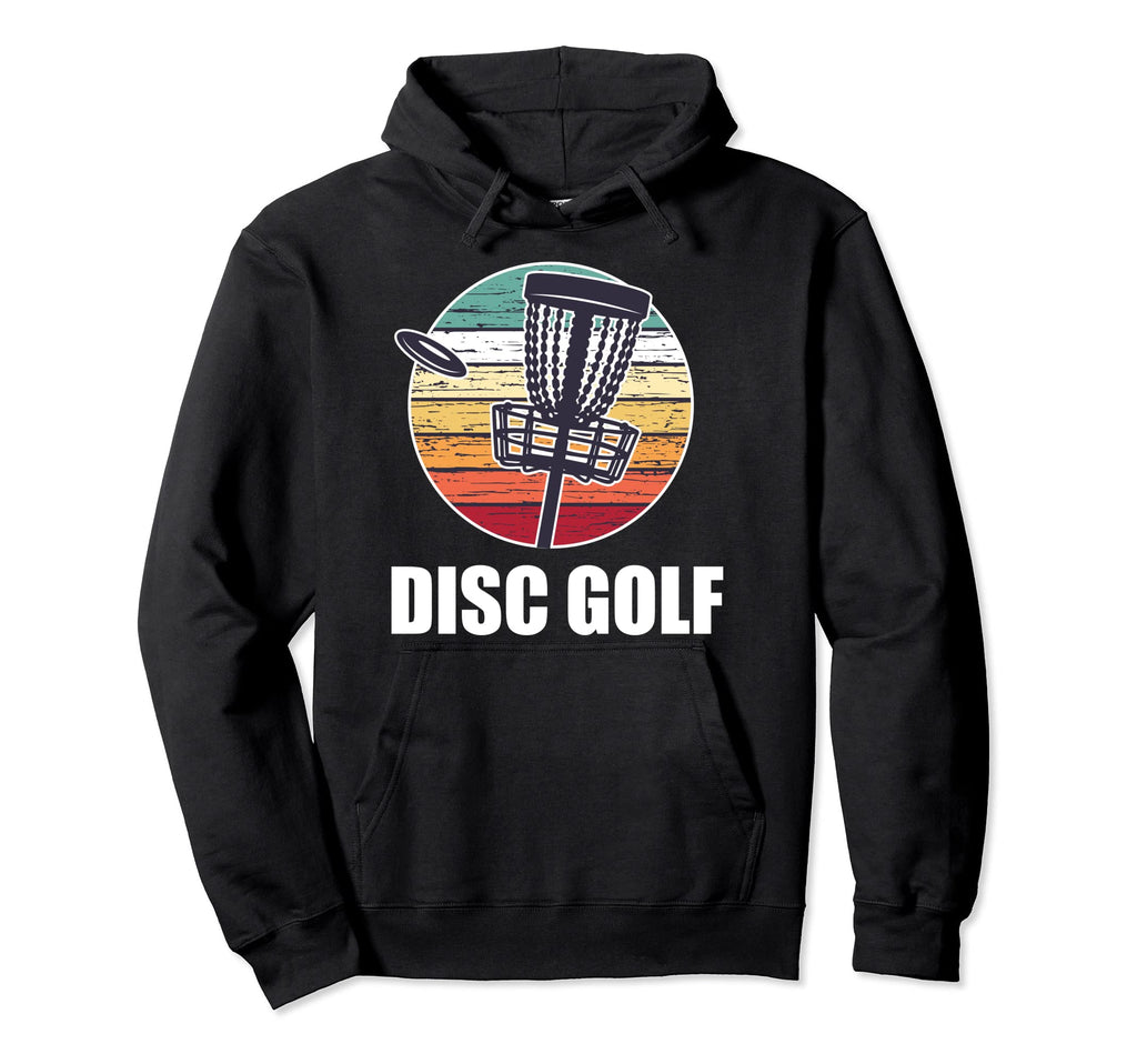 Disc Golf Sport Sunset Hoodie - Graphic Print Unisex - T-Shirt, Sweatshirt, Hoodie