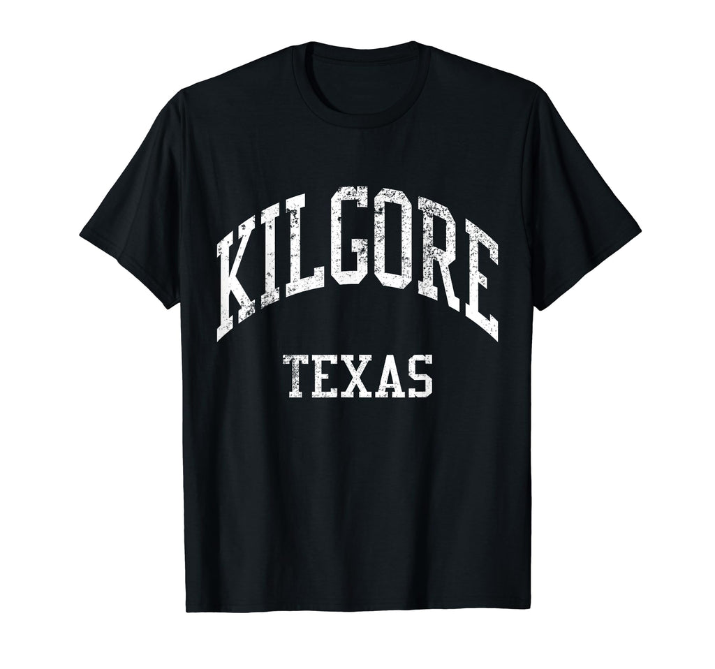 Kilgore Texas 70S College Sports T-Shirt - Graphic Print Men Women - T-Shirt, Sweatshirt, Hoodie