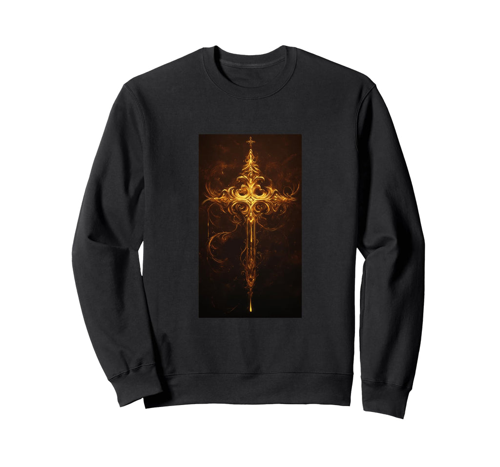 Gothic Cross Grunge Aesthetic Y2K Sweatshirt - Novelty Apparel Men Women - T-Shirt, Sweatshirt, Hoodie