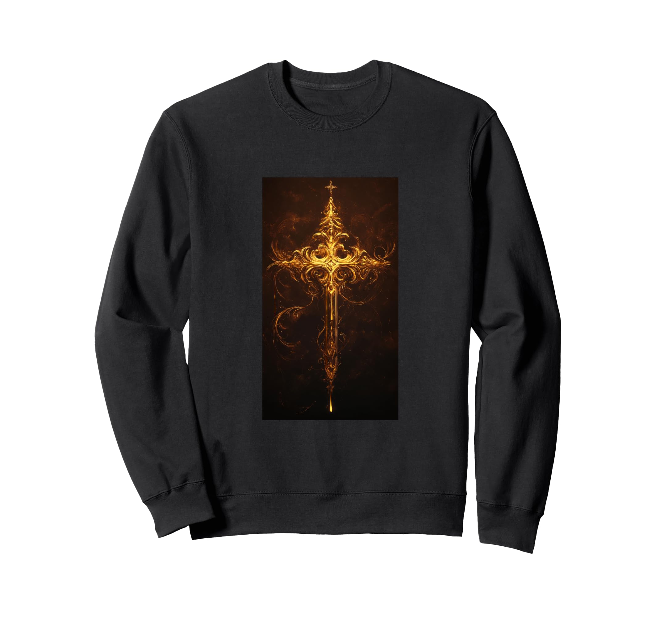 Gothic Cross Grunge Aesthetic Y2K Sweatshirt - Novelty Apparel Men Women - T-Shirt, Sweatshirt, Hoodie