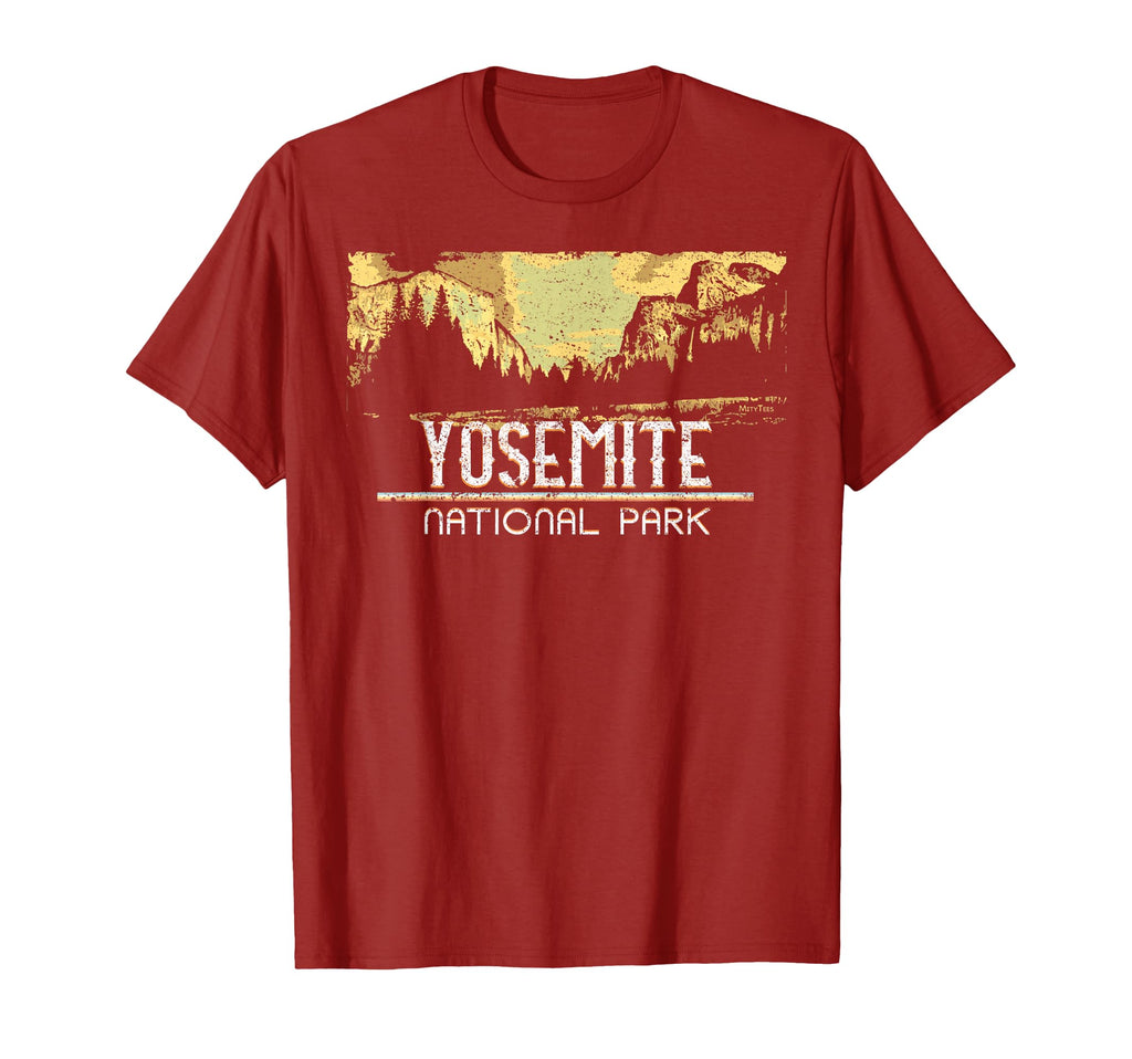 Postcard National Park Yosemite T-Shirt - Unique Graphic for Adults - T-Shirt, Sweatshirt, Hoodie