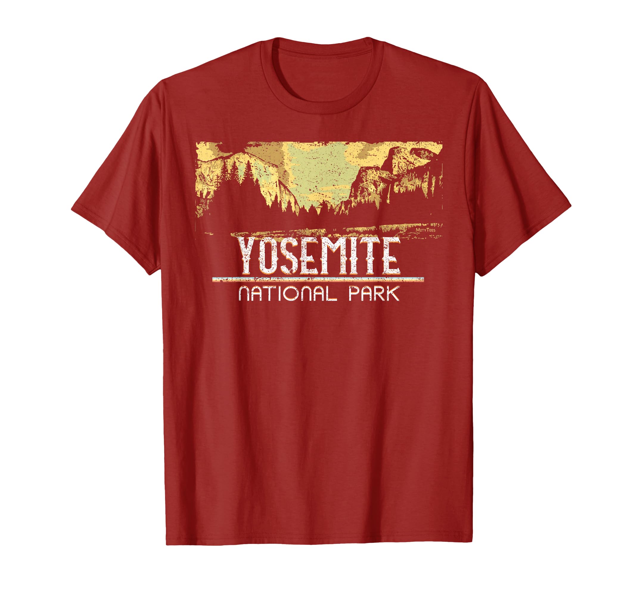 Postcard National Park Yosemite T-Shirt - Unique Graphic for Adults - T-Shirt, Sweatshirt, Hoodie