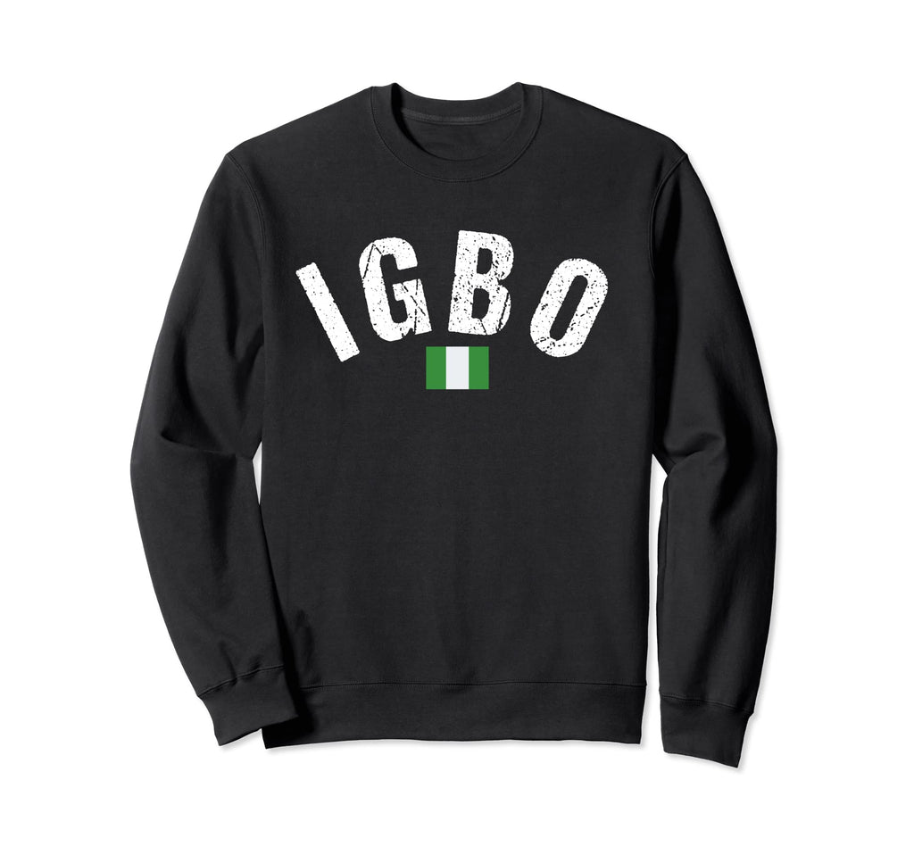 Igbo Nigerian Culture Large Sweatshirt - Minimalist Print Men Women - T-Shirt, Sweatshirt, Hoodie