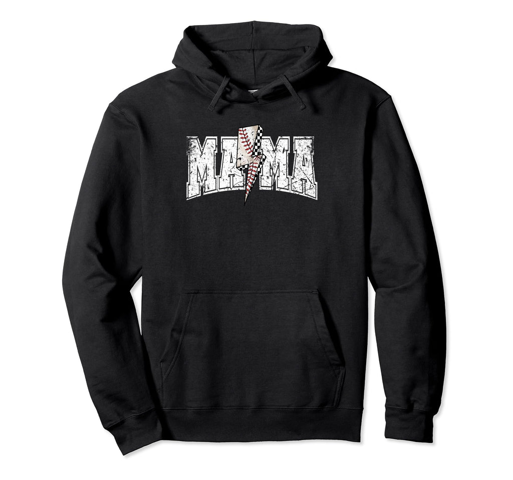 Baseball Mama Hoodie - Minimalist Print Unisex - T-Shirt, Sweatshirt, Hoodie
