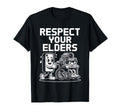 Respect Your Elders Tech Camera T-Shirt - Fun Novelty Design for Adults - T-Shirt, Sweatshirt, Hoodie