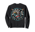Patriotic Baseball Father Sweatshirt - Custom Art Print for Adults - T-Shirt, Sweatshirt, Hoodie