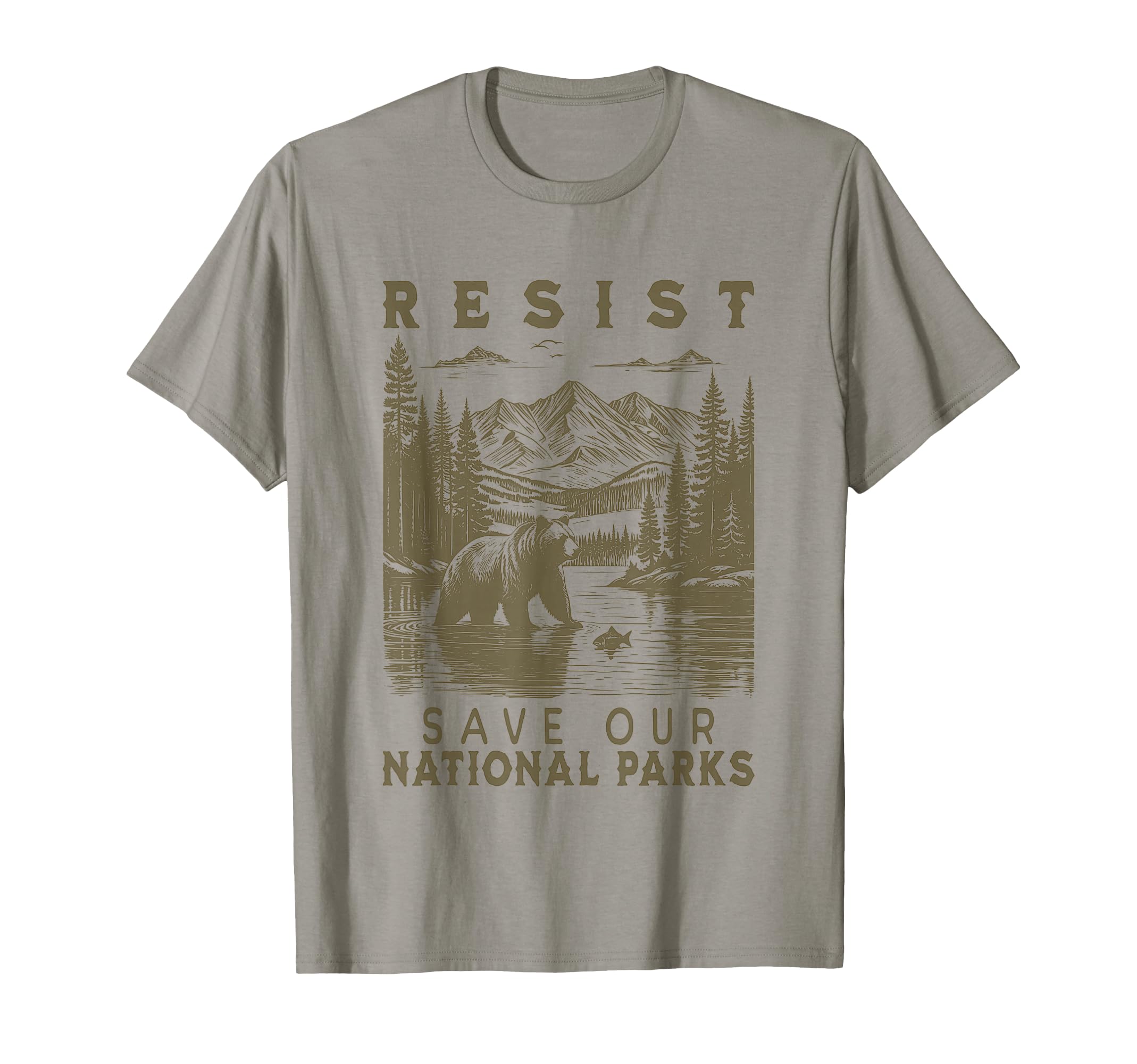 Protect Our National Parks Resist T-Shirt - Graphic Print for Adults - T-Shirt, Sweatshirt, Hoodie