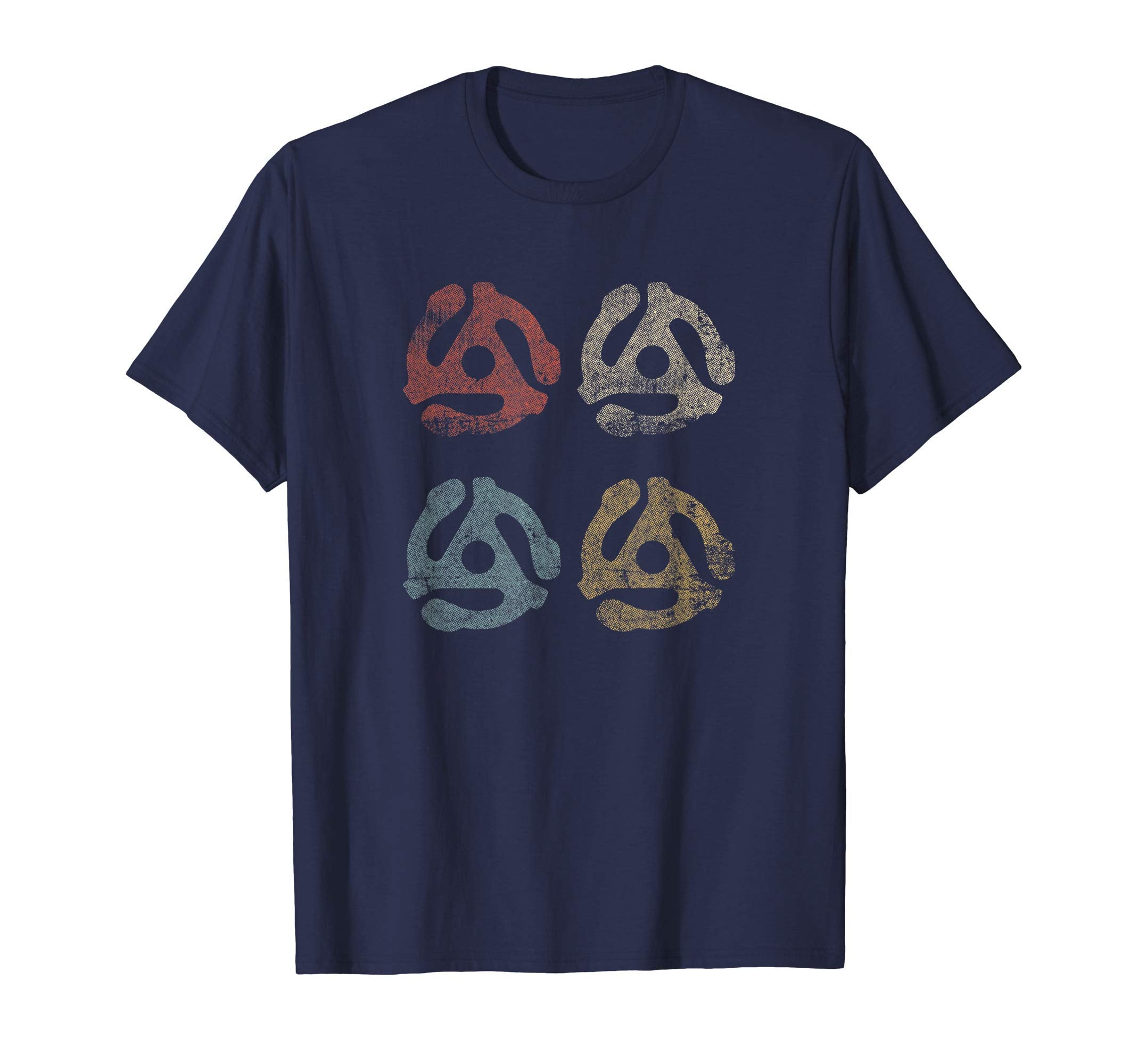 Dj Gift 45 Rpm Record Adapter T-Shirt - Casual Everyday Wear Men Women - T-Shirt, Sweatshirt, Hoodie