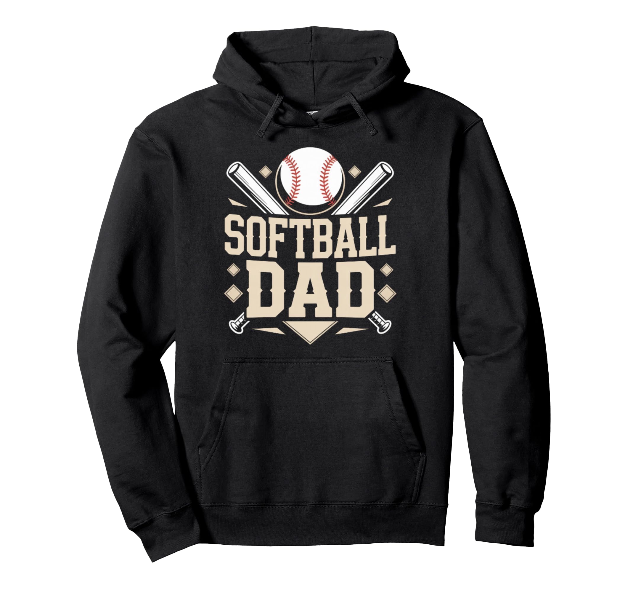 Softball Baseball Sports Hoodie - Trendy Graphic Men Women - T-Shirt, Sweatshirt, Hoodie