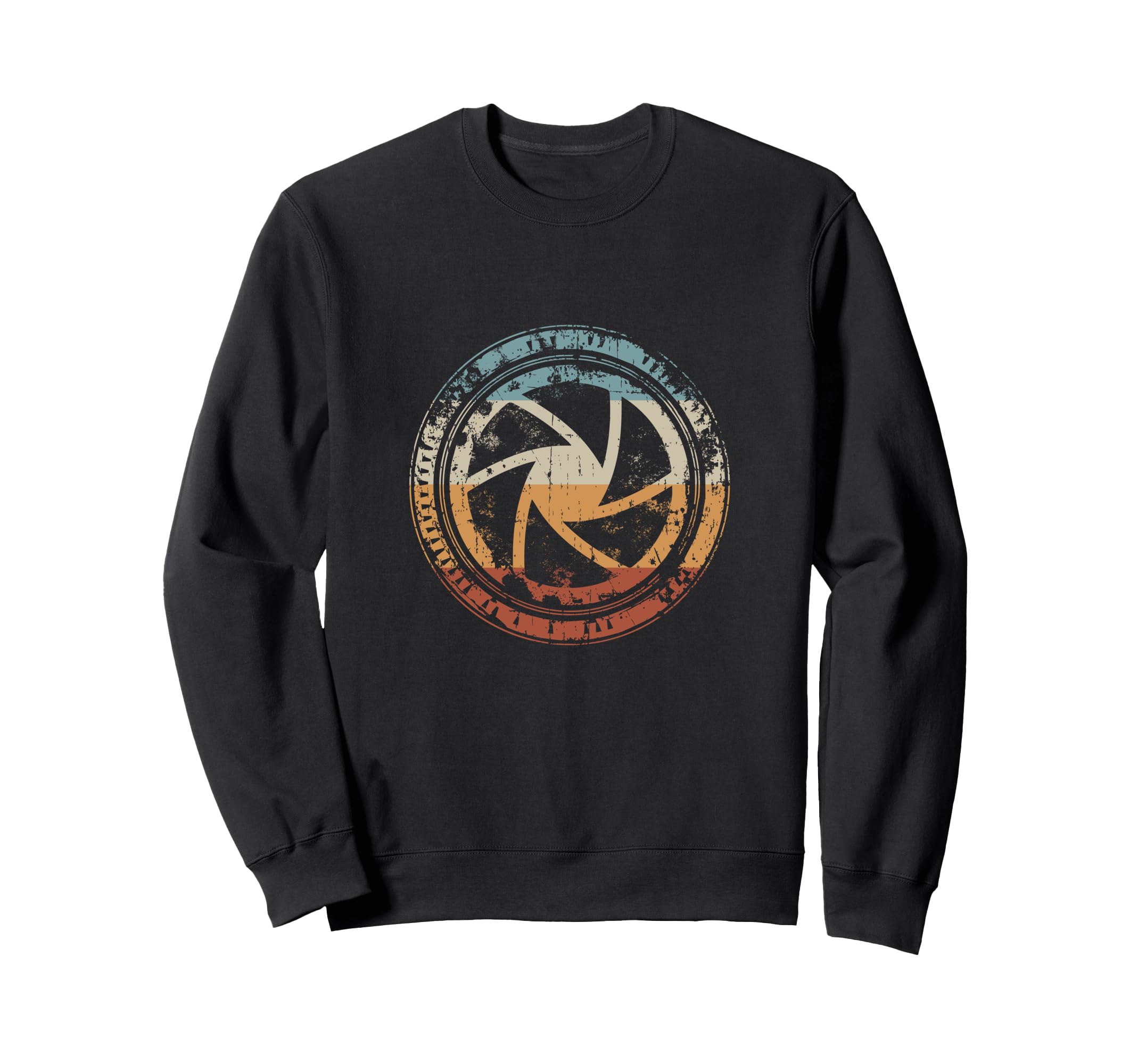 Camera Lens Aperture Iris Icon Sweatshirt - Trendy Graphic Men Women - T-Shirt, Sweatshirt, Hoodie