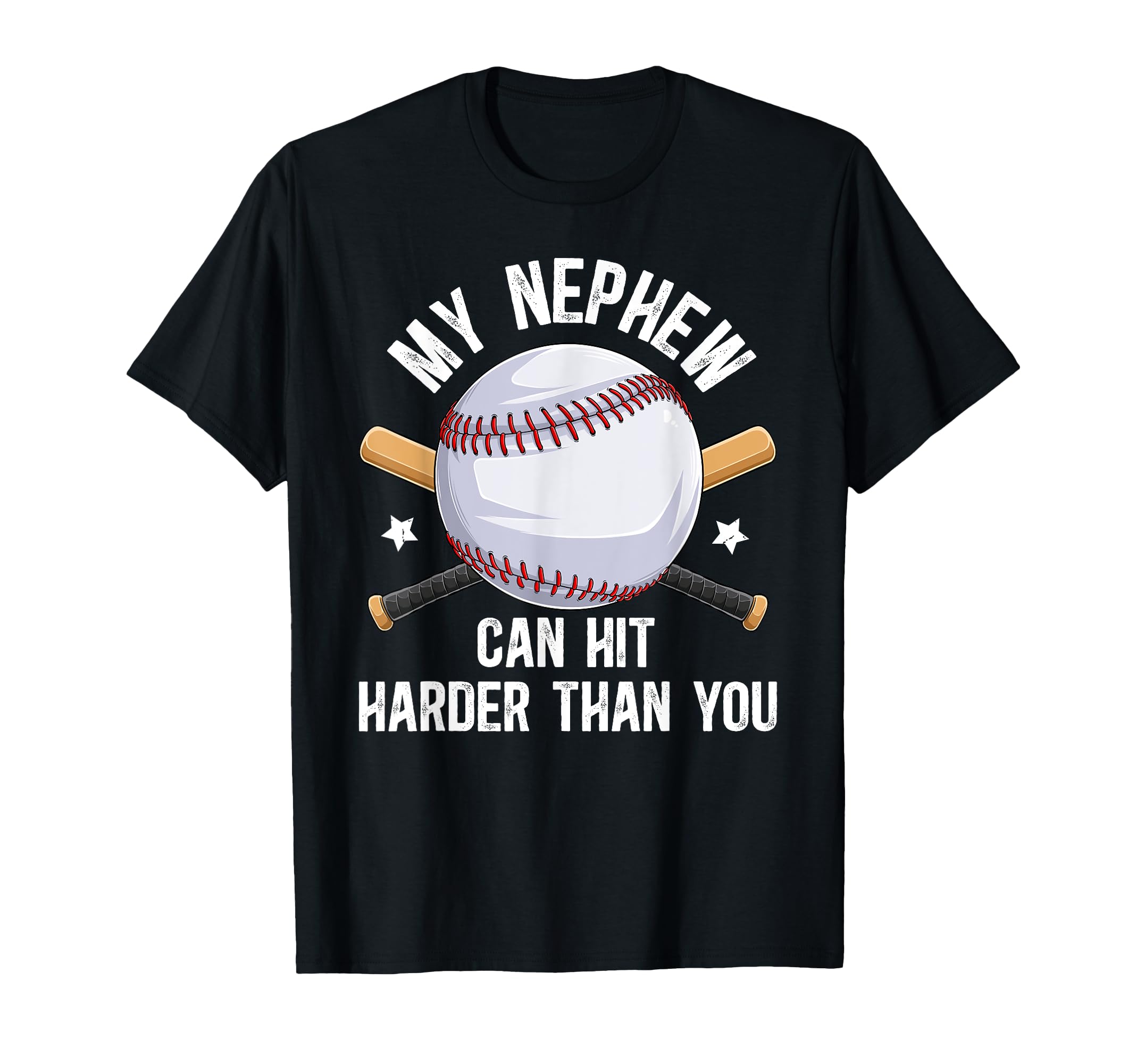 My Nephew Baseball Uncle T-Shirt - Casual Everyday Wear for Adults - T-Shirt, Sweatshirt, Hoodie