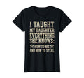 I Taught My Daughter Baseball Mom T-Shirt - Aesthetic Graphic Unisex - T-Shirt, Sweatshirt, Hoodie