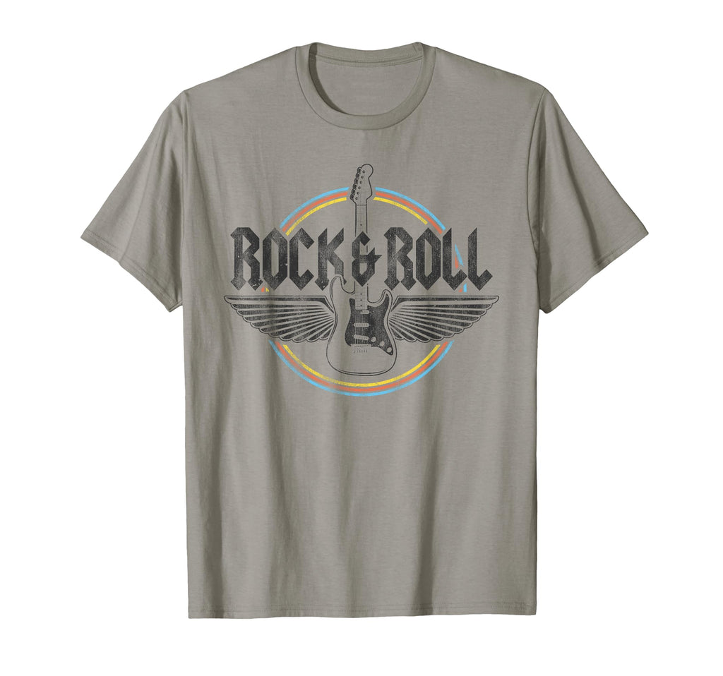 Rock Roll Guitar Wings Music Concert T-Shirt - Graphic Print for Adults - T-Shirt, Sweatshirt, Hoodie