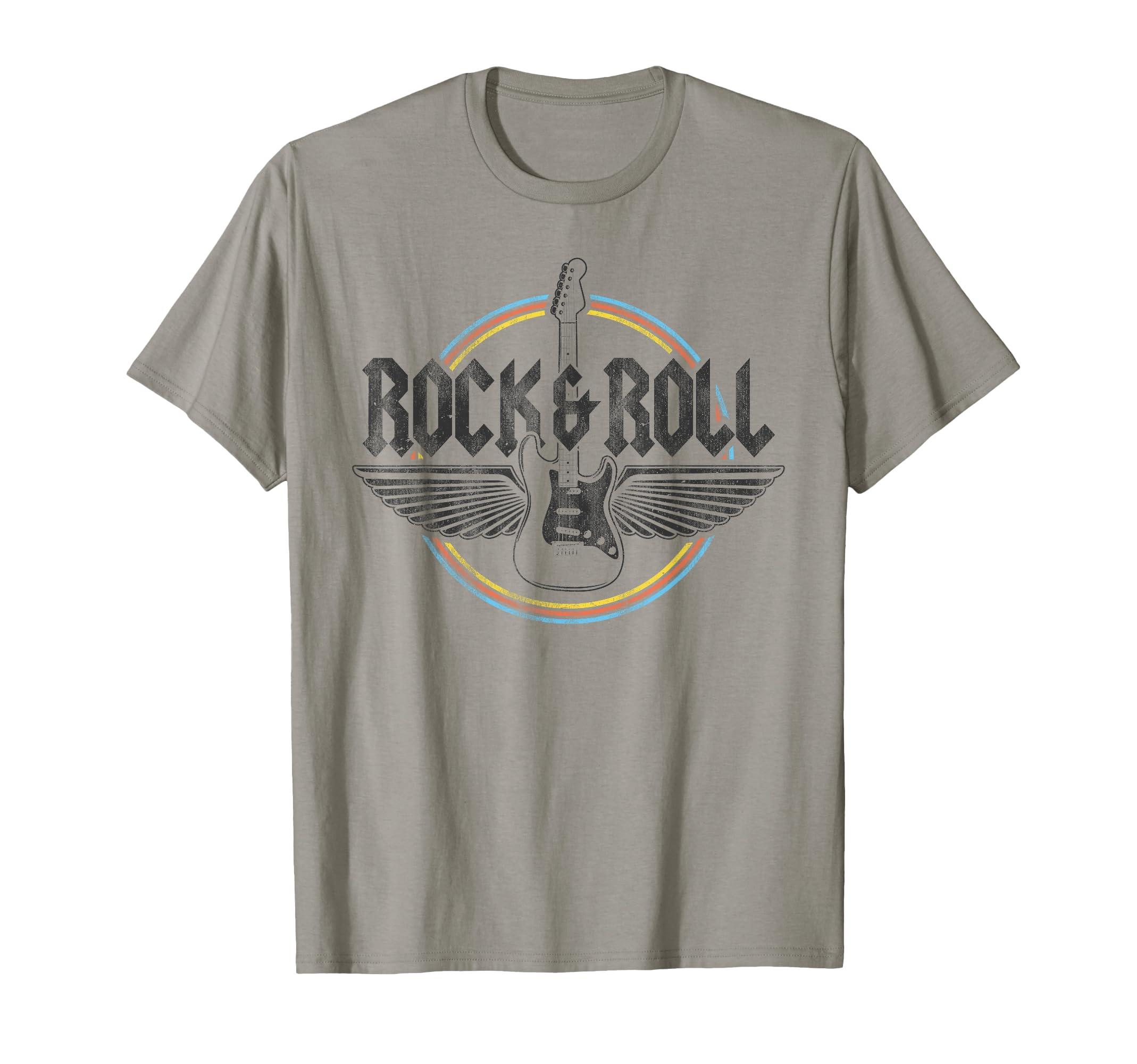 Rock Roll Guitar Wings Music Concert T-Shirt - Graphic Print for Adults - T-Shirt, Sweatshirt, Hoodie