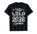 Proud Lolo 2026 Senior Baseball Graduate T-Shirt - Trendy Graphic Unisex - T-Shirt, Sweatshirt, Hoodie