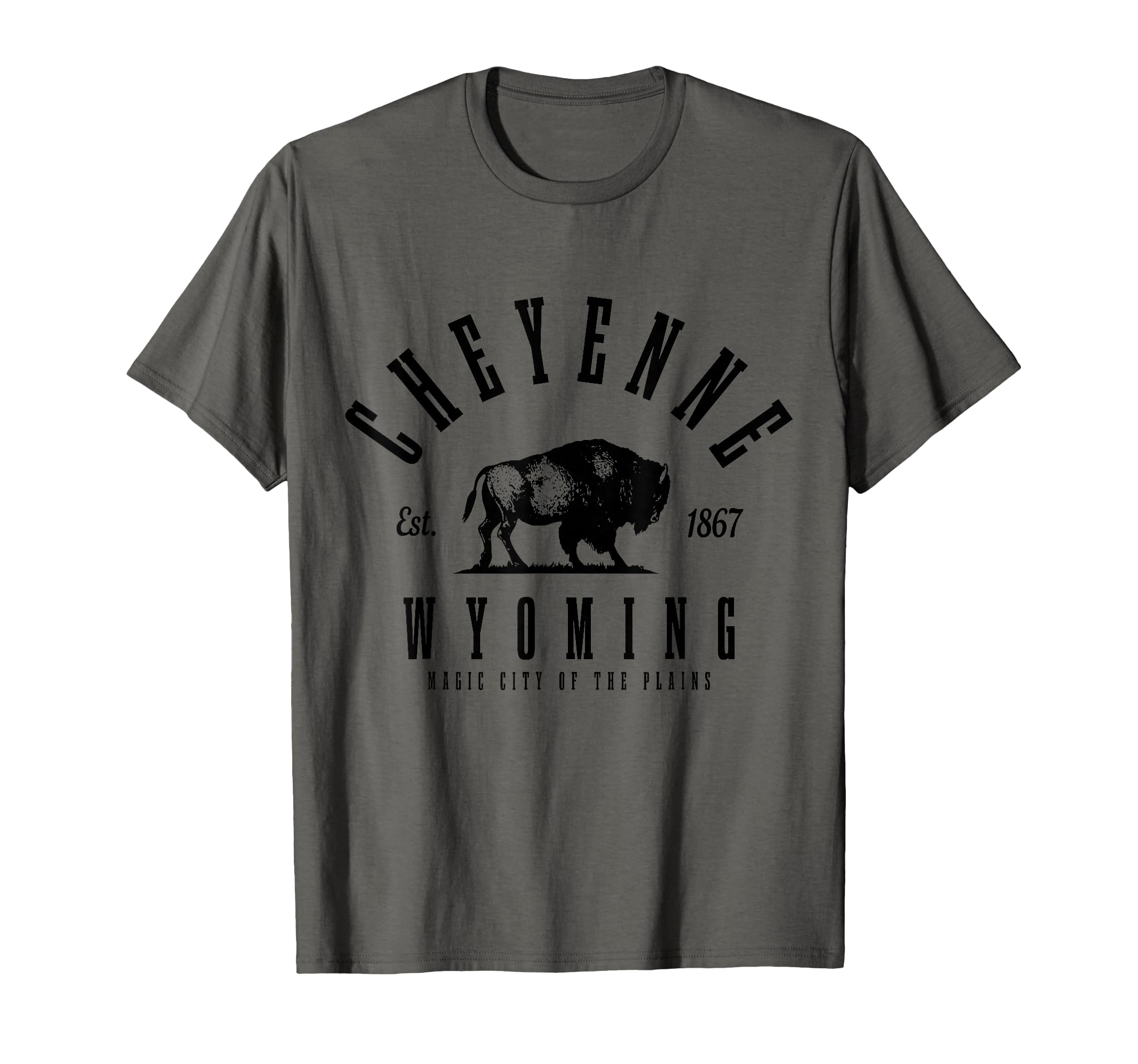 Cheyenne Wyoming Est 1867 Cowboy State T-Shirt - Fun Novelty Design Unisex - T-Shirt, Sweatshirt, Hoodie