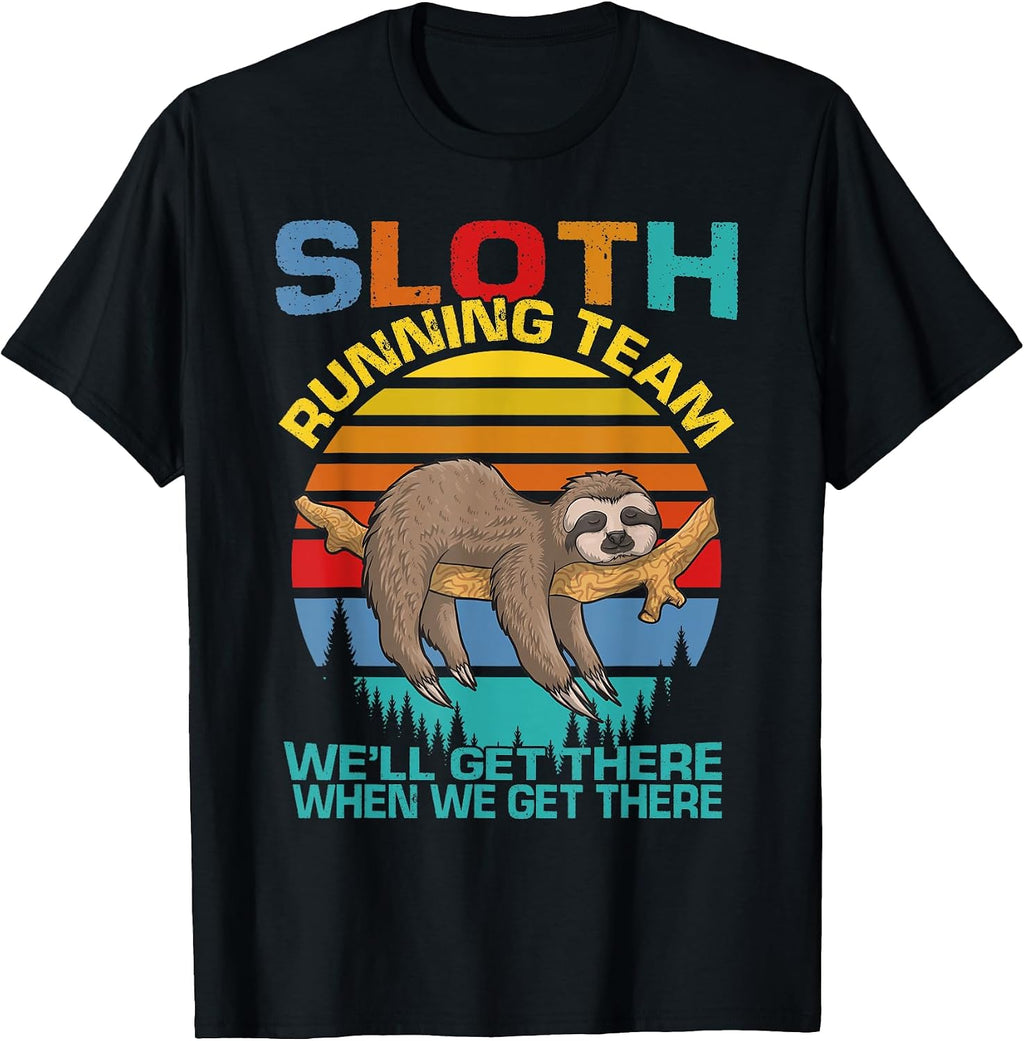 Vintage Animal Lazy Sloth - Adult & Kids T-Shirts, Sweatshirts & Hoodies apparel design preview 1