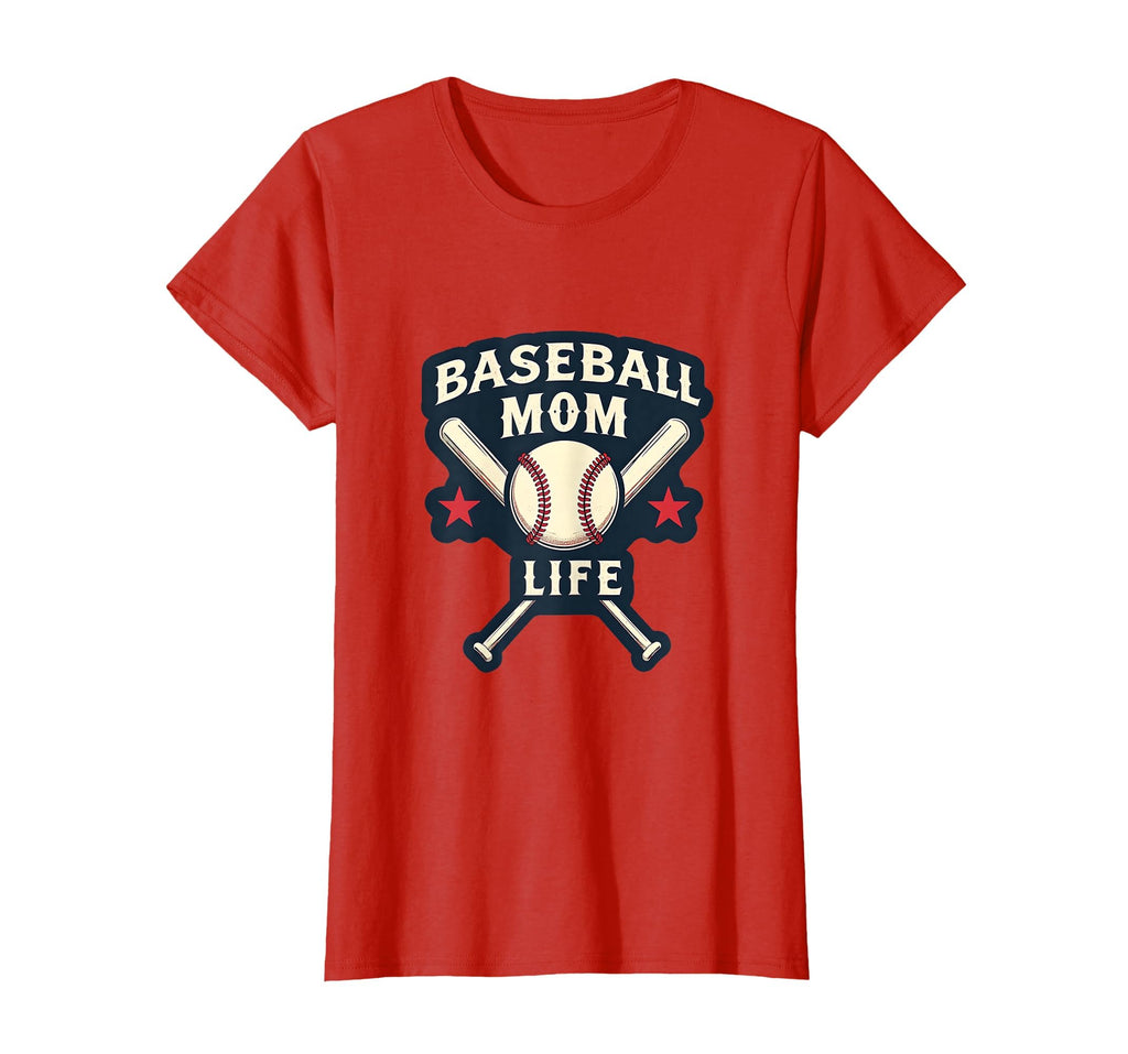 Baseball Mom Life Baseball Moms T-Shirt - Unique Graphic Men Women - T-Shirt, Sweatshirt, Hoodie