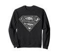 Dc Superman Logo Distressed Sweatshirt - Casual Everyday Wear Unisex - T-Shirt, Sweatshirt, Hoodie