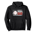 Usa American Baseball Dad Fathers Day Hoodie - Minimalist Print for Adults - T-Shirt, Sweatshirt, Hoodie