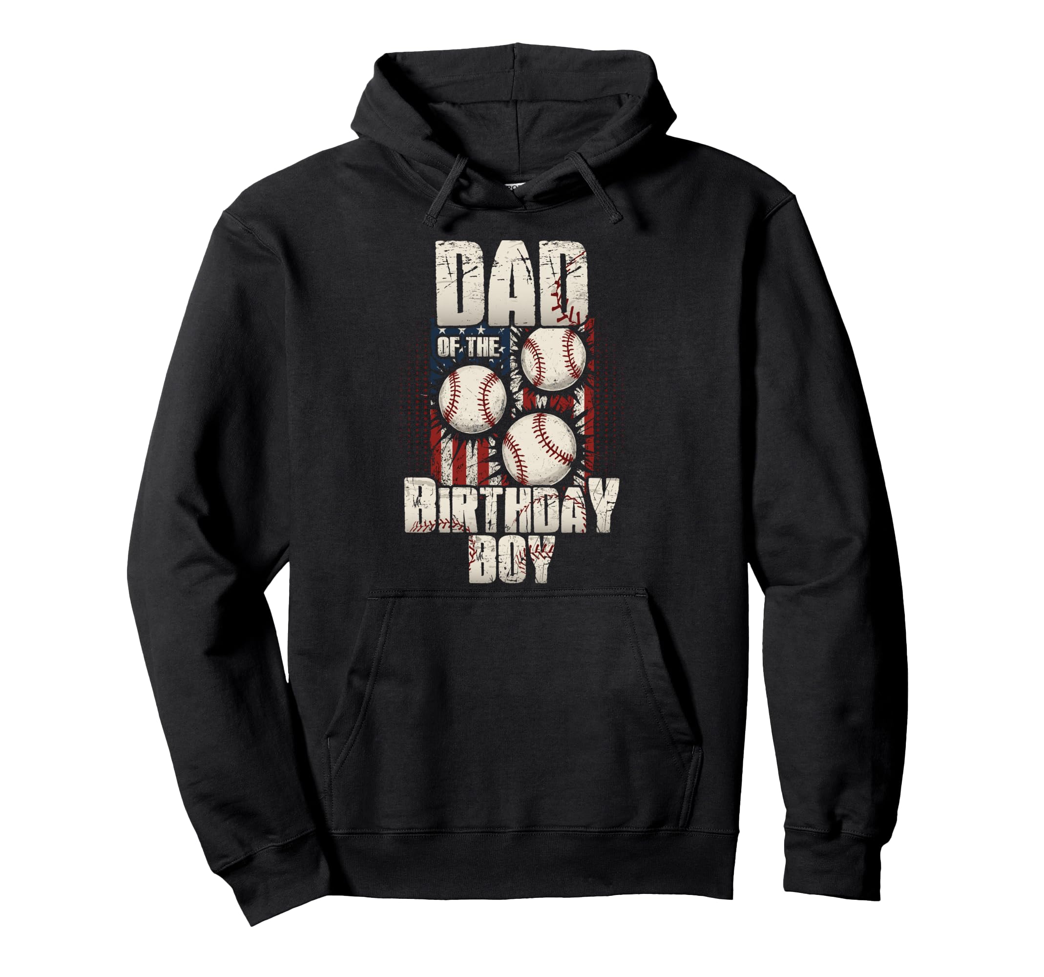 Dad Birthday Matching Baseball Birthday Hoodie - Novelty Apparel for Adults - T-Shirt, Sweatshirt, Hoodie