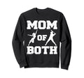Mom Both Funny Baseball Dance Mom Sweatshirt - Custom Art Print Men Women - T-Shirt, Sweatshirt, Hoodie