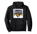 Bleached Softball Mom Leopard Hoodie - Casual Everyday Wear Men Women - T-Shirt, Sweatshirt, Hoodie