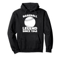 Birthday Baseballer Baseball Sport Hoodie - Novelty Apparel Men Women - T-Shirt, Sweatshirt, Hoodie