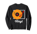 Vinyl Record Player Sweatshirt - Graphic Print for Adults - T-Shirt, Sweatshirt, Hoodie